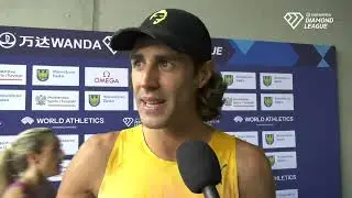 Gianmarco Tamberi Wins Silesia Diamond League High Jump [Interview]