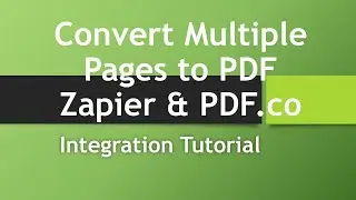 How to Convert Multiple Images to PDF using Zapier