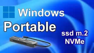 ✅Cómo hacer que Windows 11/10 sea Portátil en una UNIDAD EXTERNA PORTÁTIL🚀Ejemplo con SSD m.2 NVMe