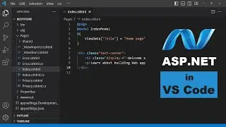 Create Your First ASP.NET Web Application using Visual Studio Code | ASP.NET using VSCode and .NET 8