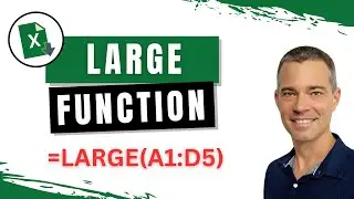 Excel LARGE Function - How to Find the Largest or Second Largest Number