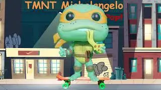 TMNT Michelangelo Funko Pop! Retro Toys Figure 18 | Nickelodeon Teenage Mutant Ninja Turtles