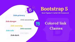 Bootstrap 5 colored link classes.