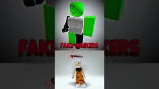 Fake hacker vs real hacker #roblox #shorts