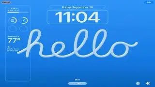 iPadOS17 Custom Lock Screens with Widgets!
