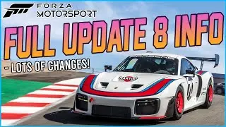 Forza Motorsport - Update 8 Info! 5 New Cars, AI, Rating & Livery Changes!