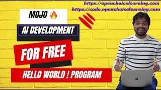 Mojo Hello World Program Tutorial: Get Started with Mojo @ openhcoicelearning #ai #mojo