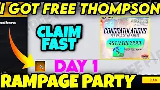 Rampage Party Redeem Code | Day 1 Rampage Redemption Code | Redeem Code Today Free Fire | Ns Gamer