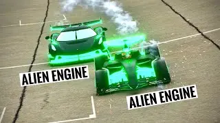 Ferrari F1-75 X Alien Engine vs Koenigsegg Jesko Alien Engine at Special Stage Route X