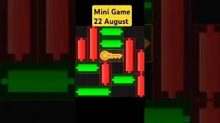 Mini Game Puzzle Today 19 August #hamstercombatminigame #hamsterkombat #hamsterkombatdailycombo