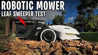 TESTING THE NEW YUKA SWEEPER!! ROBOT LAWN MOWER by Mammotion