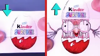 How to : Surprise Drawing ! (Kinder Surprise) oO