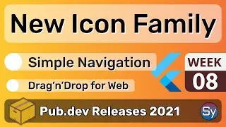 Flutter Icons, Simple Navigation & Co. - 08 - PUB.DEV RELEASES 2021