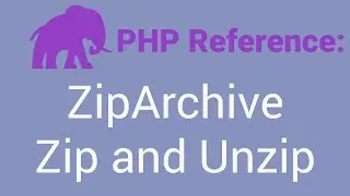 PHP Reference: Zip and Unzip Files Using ZipArchive