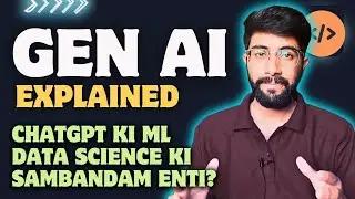 Generative AI Explained in Telugu | Gen AI models | Vamsi Bhavani