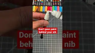 Never Refill Your Posca Pens This Way! 😡 #art #drawing #shorts