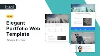 Nila- Elegant Portfolio HTML Template (Template Overview)