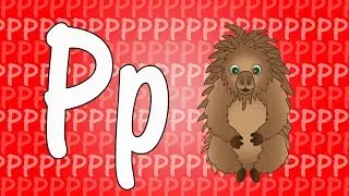 Letter P Song for Kids - Words that Start with P - Animals that Start with P