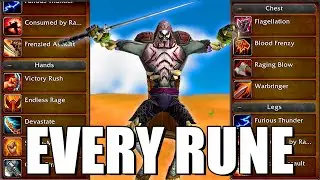 How To Get Every Warrior Rune for Horde & Alliance