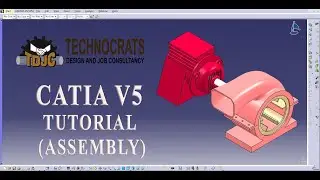 CATIA V5 | ASSEMBLY DESIGN MODEL | TUTORIAL 5 | MOTOR BLOWER ASSEMBLY