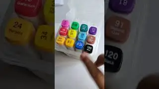 Alcohol marker ❤️12 colour ❤️ #subcribe 😀😎🙏👍🤑✨✨✨✨✨✨✨