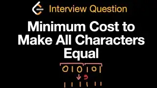 Minimum Cost to Make All Characters Equal - Leetcode 2712