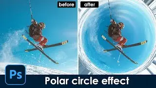 Polar Circle Background | Dramatic Circle Effect on Photoshop  [Photoshop tutorial] for beginner
