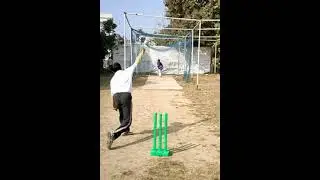 [Net Practice Cricket on a Monday Morning] [I was Bowling and Gouranga was Batting]