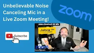 Jabra Evolve2 55 Headset Review: Unbelievable Noise Canceling Mic in a Live Zoom Meeting!