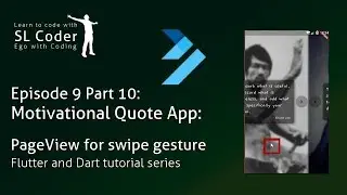 Motiv. quote app: PageView for swipe gesture | Infinite PageView in Flutter Ep. 9 Pt. 10