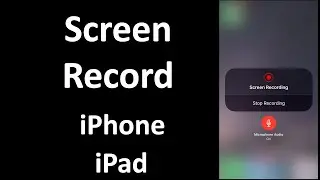 How to record iPad or iPhone Screen with or with out sound (UPDATED)