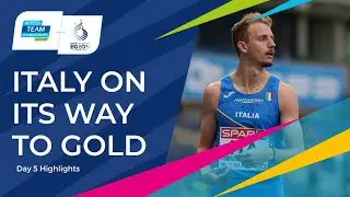 ITALY ON ITS WAY TO GOLD | Division 1 Day 2 Highlights | Silesia 2023 European Athletics Team Champs