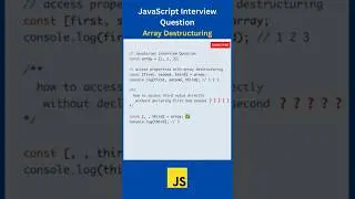 JavaScript Interview questions | #shorts  #javascript #coding #programming