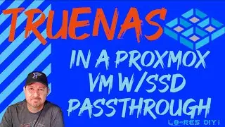 TrueNAS in a Proxmox VM with SSD/HDD passthrough