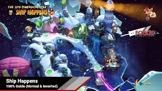 Crash Bandicoot 4 - Ship Happens All Collectibles (Normal & Inverted)
