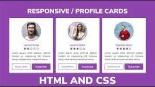 Create A Profile Card In 10 Minutes || Explained step by step Using Only HTML and CSS