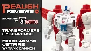 Video Review: Transformers Cyberverse - Spark Armor JETFIRE w/ Tank Cannon