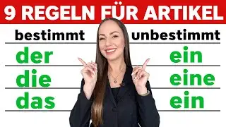 Verwechsle NIE WIEDER bestimmte und unbestimmte Artikel🚀 (9 Regeln + Übung)