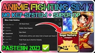 [🌟UPDATE 4] Anime Fighting Simulator X Script Hack | FAST AUTO FARM Yen + Power | *PASTEBIN 2023*