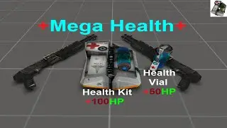 Half-Life 2: Custom Item - Mega Health Test ➕🚶