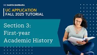 Section 3: First-year Academic History