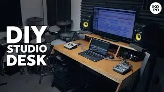 The Perfect Music Studio Desk Build | DIY Custom Studio Desk