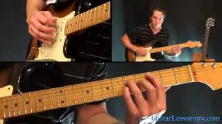 How to play Californication - Red Hot Chili Peppers - All Rhythm Guitar Parts