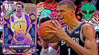 PINK DIAMOND VICTOR WEMBANYAMA GAMEPLAY! NBA 2k25 Myteam Showdown BEST CENTER IN THE GAME