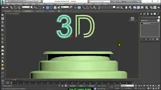 3Ds Max Tutorial -4 | How to create Neon Light Effect in 3Ds Max | with Lens Effect - Glow Effect