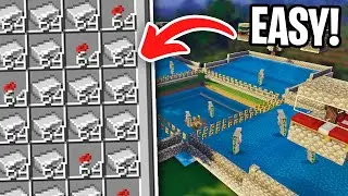 Easiest 1.21 Iron Farm in Minecraft Java! (SERIOUSLY OP!)