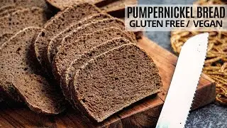 Gluten Free Pumpernickel Bread Recipe (Vegan Pumpernickel Bread Made With Sourdough)