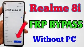 Realme 8i FRP Bypass  Without PC || Realme 8i FRP Unlock