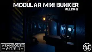 Unreal Engine 4 - Modular Mini Bunker [Relight]