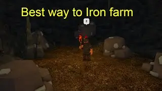 Best Way To Farm Iron | Roblox The Survival Game